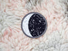 Metallic Moon Phase Iron-On Embroidered Patch