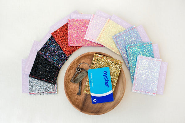 Glitter Card Wallet / Business Card Holder