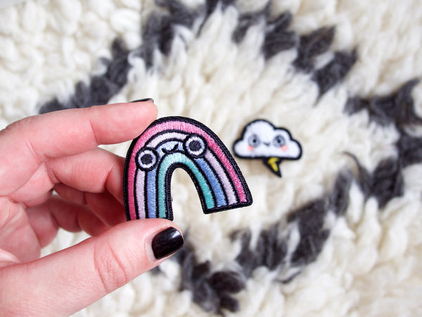 Rainbow Iron-On Embroidered Patch